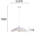 Підвісний світильник Pendant Light White Dance3